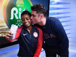 La fotografía de Simon Biles y Zac Efron fue una de las más comentadas por los usuarios de la aplicación. INSTAGRAM / simonbiles