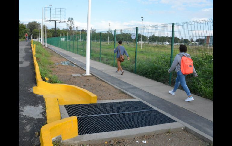 Las obras en la zona ofrecerán mayor accesibilidad a los estudiantes de CUCSH Belenes. ESPECIAL / Gobierno de Zapopan