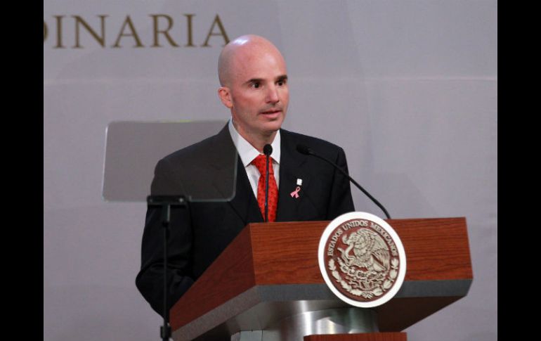 José Antonio González Anaya, director de Pemex, participó en la primera Convención Nacional de Afores. NTX / ARCHIVO