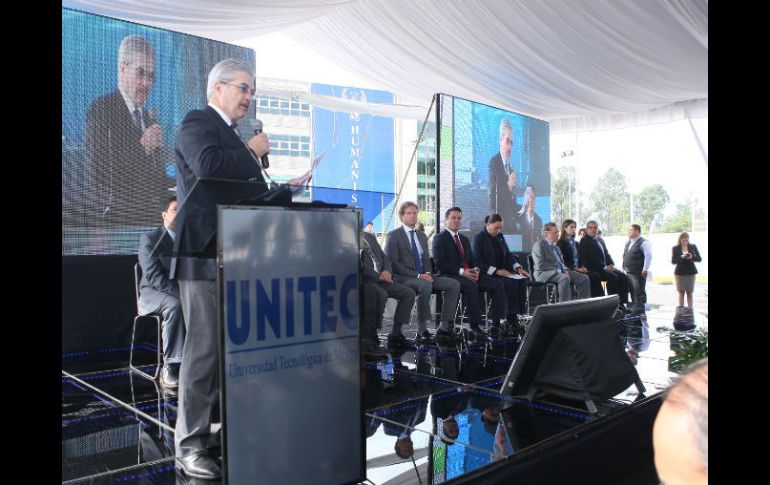 Manuel Campuzano Treviño, director general de Unitec, inauguró con éxito el séptimo campus en el país. EL INFORMADOR / E. Barrera