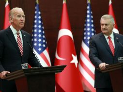 Biden expresa sus condolencias y solidaridad con Turquía por el último atentado del Estado Islámico en Gaziantep. AFP / A. Altan