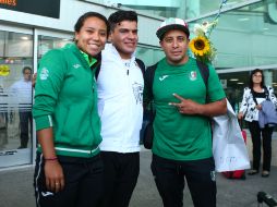 Melany Hernández (I) y Rodrigo Diego (C) tuvieron su primera experiencia en Juegos Olímpicos en Río 2016. EL INFORMADOR / E. Barrera