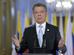 Instaron a Juan Manuel Santos a trabajar por la reconciliación de todas las fuerzas cívicas del país. EFE / E. Herrera