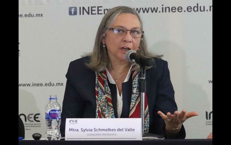 Sylvia Schmelkes, directora del INEE, explicó que con las nuevas medidas se busca dar respuesta a las inconformidades de los maestros. SUN / A. Ojeda