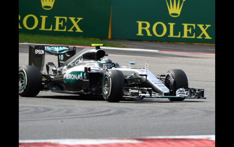 Para Rosberg, es su primera victoria en el circuito de Spa. AP / G. Wijngaert