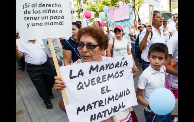 Señalan que sus parroquias no se involucrarán directamente para animar las marchas del Frente Nacional de la Familia. EL INFORMADOR / ARCHIVO