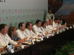 Osorio Chong, en la Novena Reunión Plenaria de los senadores del Partido Revolucionario Institucional. TWITTER / @Senado_PRI