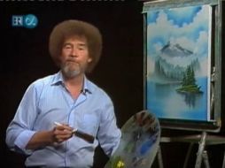 El afro del pintor Bob Ross se convirtió en parte de su sello y en logotipo de su compañía. YOUTUBE / Bob Ross