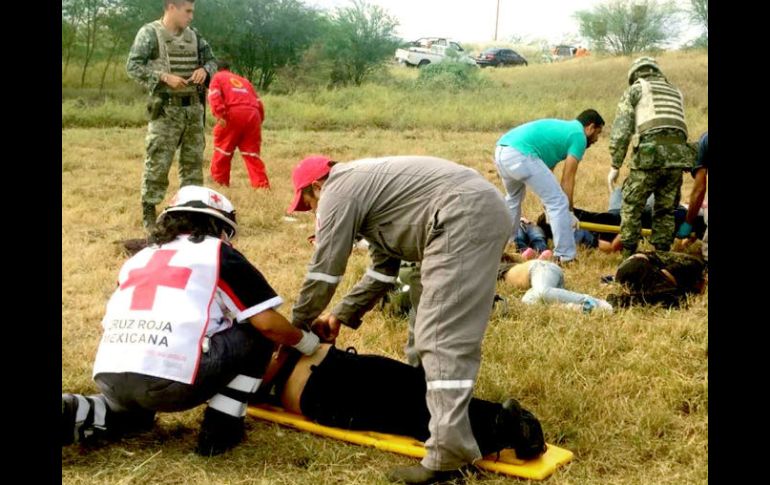 Los lesionados provienen de El Salcador, Honduras y Guatemala. NTX / ESPECIAL