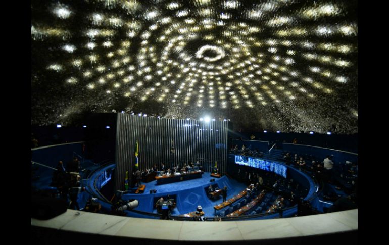 Los senadores escucharon varios testimonios antes de tomar una decisión sobre Rousseff. AFP / A. Anholete