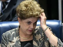 ''Decidieron por la interrupción del mandato de una presidenta que no cometió crimen'', dijo. EFE / C. Gomes