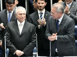 Temer sustituyó interinamente  a Rousseff el 12 de mayo, cuando esta fue suspendida de sus funciones. EFE / C. Gomes