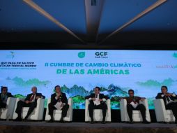 Aristóteles habló sobre el tema durante la Cumbre de Cambio Climático de las Américas 2016. EL INFORMADOR / F. Atilano