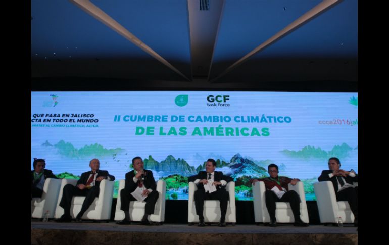 Aristóteles habló sobre el tema durante la Cumbre de Cambio Climático de las Américas 2016. EL INFORMADOR / F. Atilano