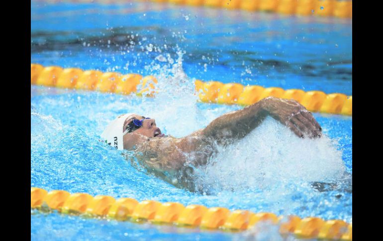 Katinka Hosszu impuso condiciones en la prueba de los 100 metros espalda. MEXSPORT /