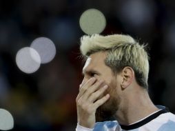 El equipo argentino, sin Messi, entrenará hasta el domingo en Buenos Aires y ese día por la tarde partirá hacia Venezuela. AP / N. Pirasenko