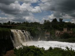 Imagen del Río Santiago, en el área de la Cascada del Salto de Juanacatlán. EL INFORMADOR / R. Tamayo