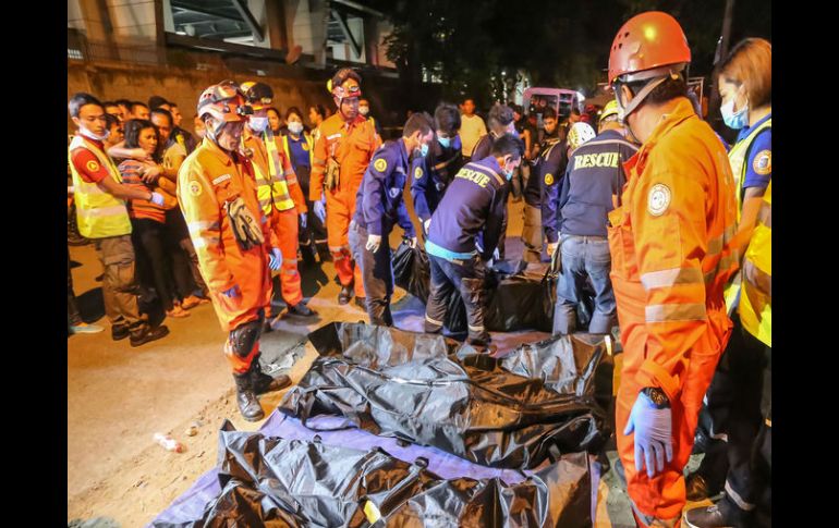 La detonación de la bomba dejó un saldo de 14 personas muertas y 70 heridas. AFP / M. Dejeto