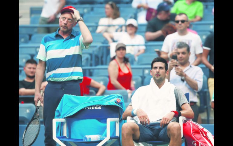 Novak Djokovic sólo ha jugado un partido completo en las tres rondas que han transcurrido en el Abierto de Estados Unidos. AP / J. DeCrow