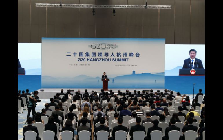 Durante la Cumbre de Hangzhou, los líderes del G-20 y organizaciones internacionales discutieron estrategias de cooperación. AP / N. Han Guan