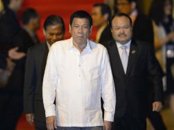 Duterte dijo que si Obama lo cuestionaba respecto a ejecuciones extrajudiciales, lo imprecaría. AFP / N. Celis