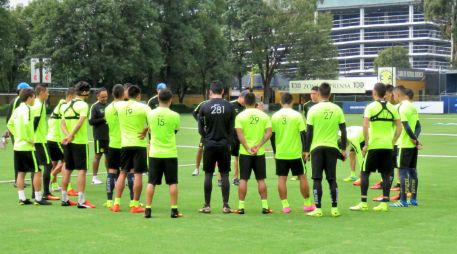 Las Águilas llevaron a cabo una práctica vespertina este lunes. TWITTER / @ClubAmerica