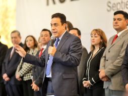 El nuevo mandatario se comprometió a crear el Sistema Estatal Anticorrupción. TWITTER / @omarfayad