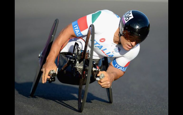 Entre los participantes está el italiano Alex Zanardi, compeidor en ''handbike'', que tratará de refrendar las preseas de Londres. ESPECIAL / rio2016.com