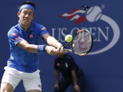 Kei Nishikori enfrentará en semifinales al vencedor del partido entre Juan Martín del Potro y Stan Wawrinka. AP / J. Cortez