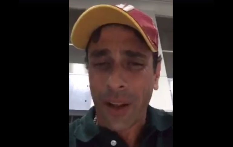 Henrique Capriles documentó los hechos en videos que difundió en sus redes sociales. FACEBOOK / HenriqueCaprilesRadonski