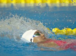 En la alberca del Estadio Acuático, la mexicana participó en el ''heat'' número dos, en el cual llegó en cuarta posición. MEXSPORT / ARCHIVO