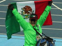 Ángeles Ortíz se alza con la victoria para México en Paralímpicos de Río 2016. TWITTER / @conade