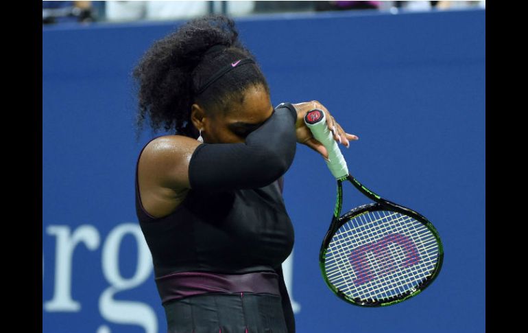 La tenista estadounidense dijo adiós a su oportunidad de cosechar su vigesimotercer título de Grand Slam. AFP / T. Clary