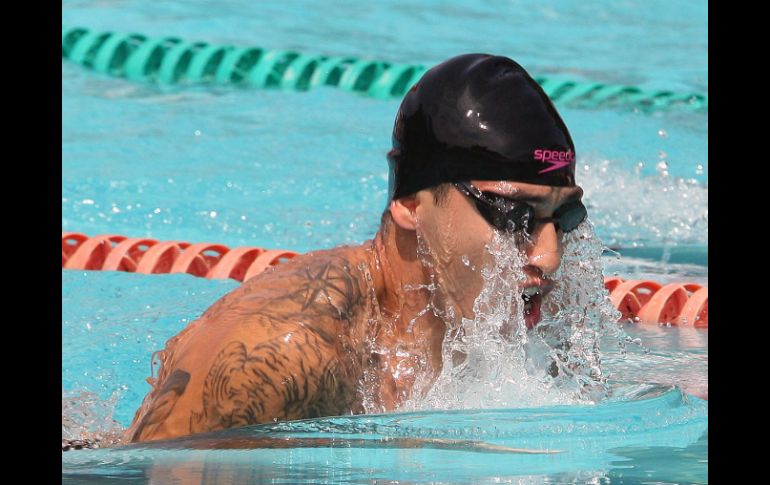 Luis Armando Andrade se metió a la gran final de su especialidad, la prueba de 100 metros mariposa masculino de la categoría S8. TWITTER / @CONADE