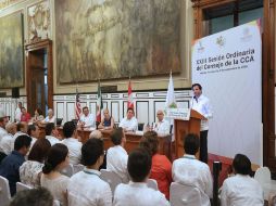 Presentaron las estrategias a implementar como mitigación del cambio climático y adaptación, entre otros. NTX / H. Borges