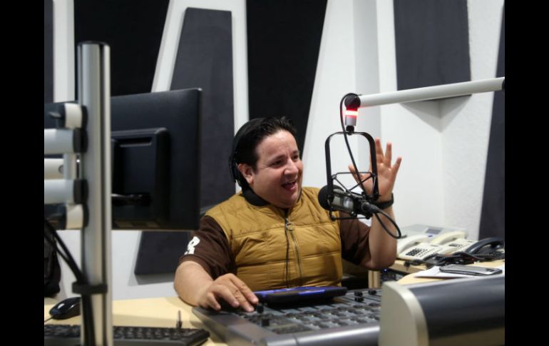 Adrián Padilla García el 'Mamut', postulado a Mejor Locutor PopularRegional. EL INFORMADOR / ARCHIVO