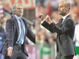 José Mourinho, técnico del Manchester United, recibirá hoy en Old Trafford al Manchester City dirigido por Pep Guardiola. AP /