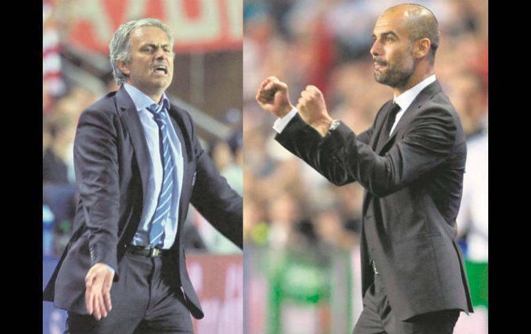 José Mourinho, técnico del Manchester United, recibirá hoy en Old Trafford al Manchester City dirigido por Pep Guardiola. AP /