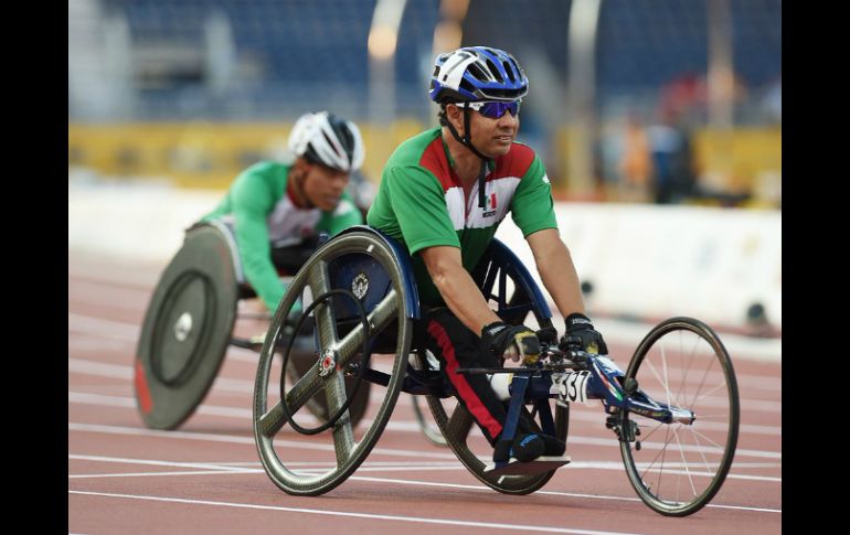 El atleta tricolor tuvo un buen arranque en la prueba de velocidad. TWITTER / @CONADE