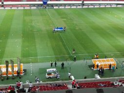 Imagen de la cancha del Estadio Chivas previo al inicio del encuentro. EL INFORMADOR / J. Robles