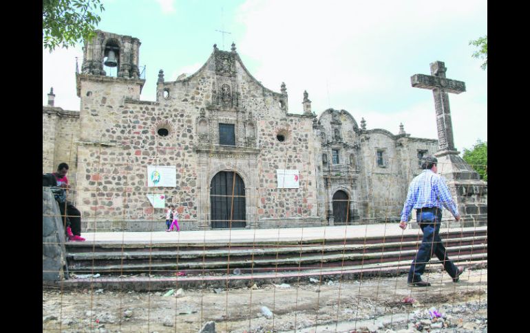 Los vecinos de la zona intervinieron en el proyecto pues consideran emblemática la Plazoleta del Templo San Sebastián de Analco. EL INFORMADOR / G. Gallo