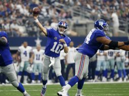 Eli Manning lanzó tres pases de touchdown. AP / M. Ainsworth