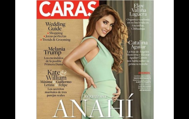 Anahí dio la exclusiva a la revista Caras. INSTAGRAM / anahi