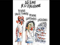 Amatrice ha denunciado ante la justicia italiana a la revista francesa, por difamación. FACEBOOK / Charlie Hebdo Officiel