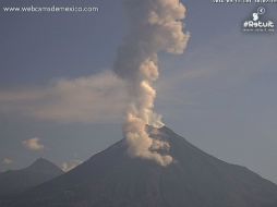 Se recomienda a las poblaciones aledañas al Volcán de Fuego mantenerse informadas y tomar sus precauciones. TWITTER / @LUISFELIPE_P