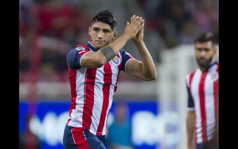 El recién llegado Alan Pulido, seguramente, actuará en la parte complementaria del encuentro. MEXSPORT / C. De Marchena