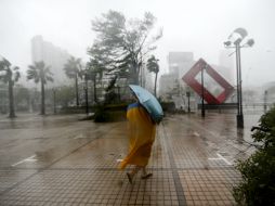 ''Meranti'' presenta ráfagas de viento de hasta 263 kilómetros por hora, según datos del Servicio Meteorológico de Taiwán. EFE / R. B. Tongo