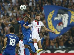 El Olympique de Lyon llevó la iniciativa del partido desde el pitido inicial y no tardó en arrinconar a los croatas. AP / T. Camus