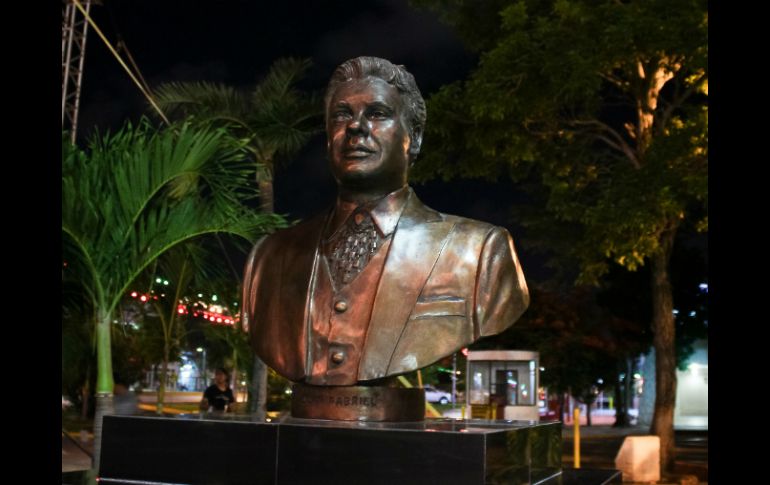 La figura del 'Divo de Juárez' se pretende colocar en el paseo cultural de la avenida Tulum de esta ciudad. NTX / F. Gálvez