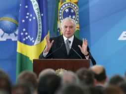 Michel Temer prepara el terreno para grandes cambios. AP / E. Peres